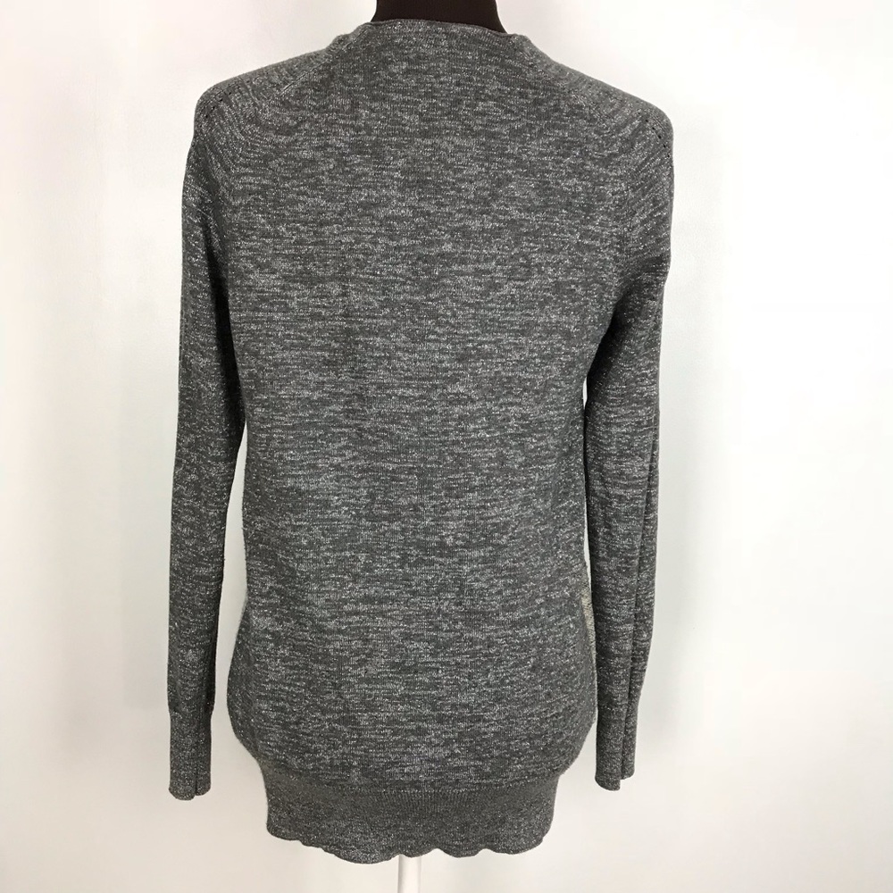 LOFT Cardigan Button Up Size S Grey 175 - Picture 3 of 6